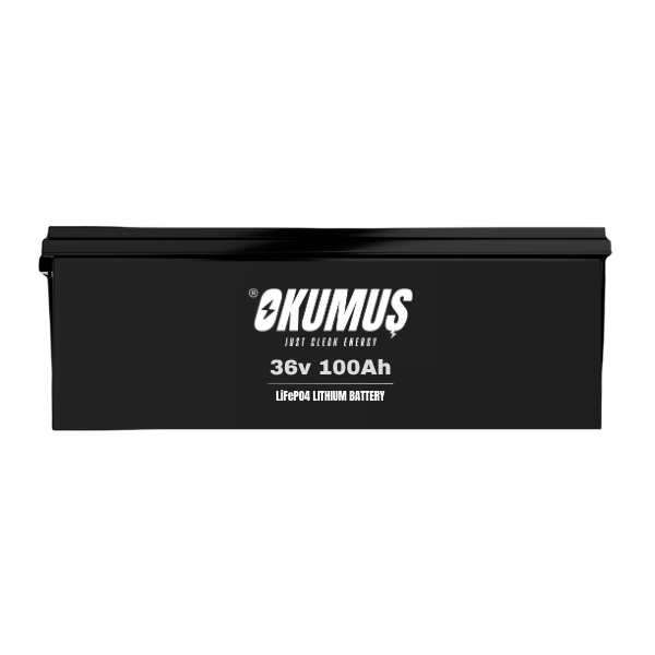 Okumuş Enerji 36v 100Ah Lityum LiFePO4 Marin Aküsü